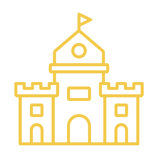 castillo de arena Generic color outline icono