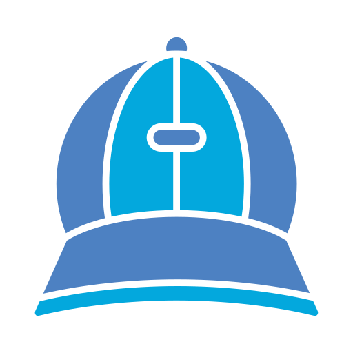 czapka baseballowa Generic color fill ikona