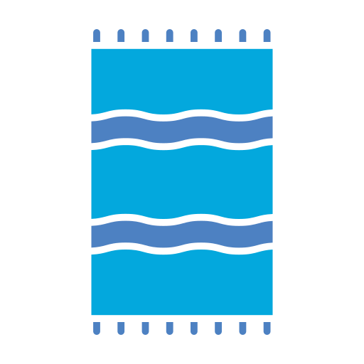 ręcznik plażowy Generic color fill ikona