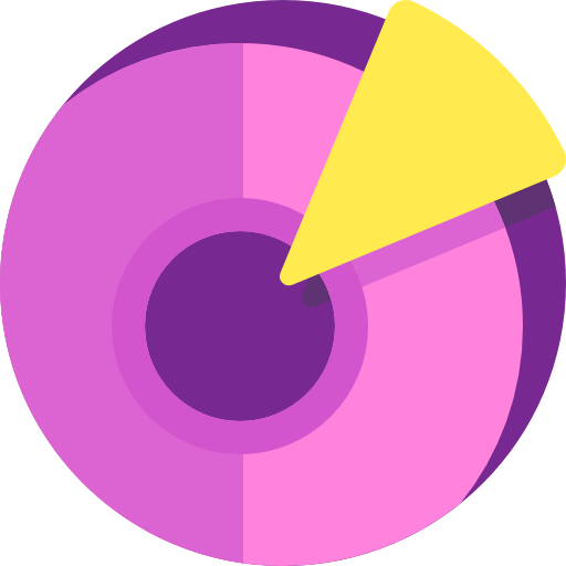 diagrama Detailed Flat Circular Flat icono