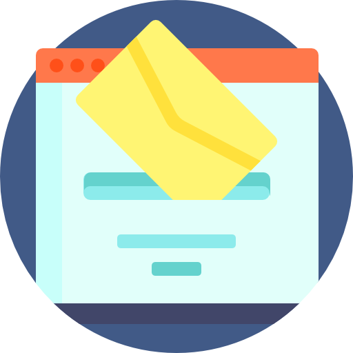 Newsletter Detailed Flat Circular Flat icon