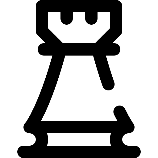 Rook Super Basic Omission Outline icon