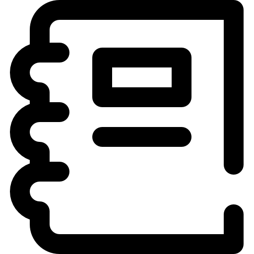 공책 Super Basic Omission Outline icon