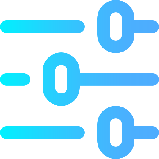 die einstellungen Super Basic Omission Gradient icon