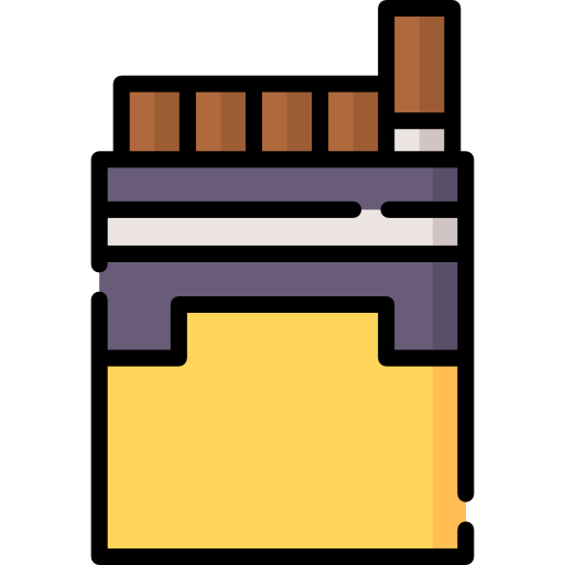 cigarrillos Special Lineal color icono