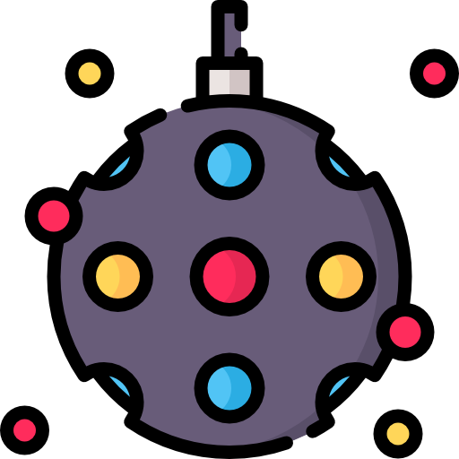 Disco ball Special Lineal color icon