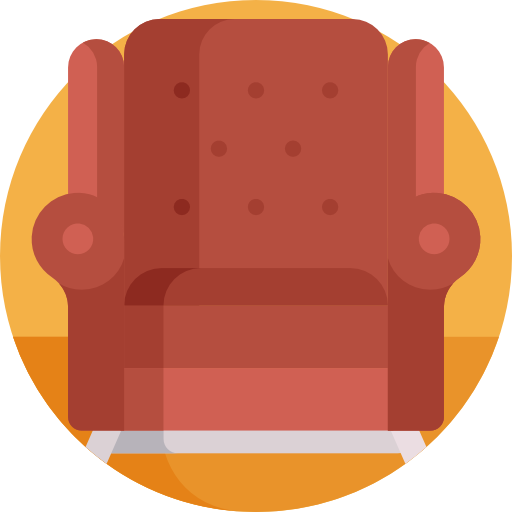 sofa Detailed Flat Circular Flat ikona