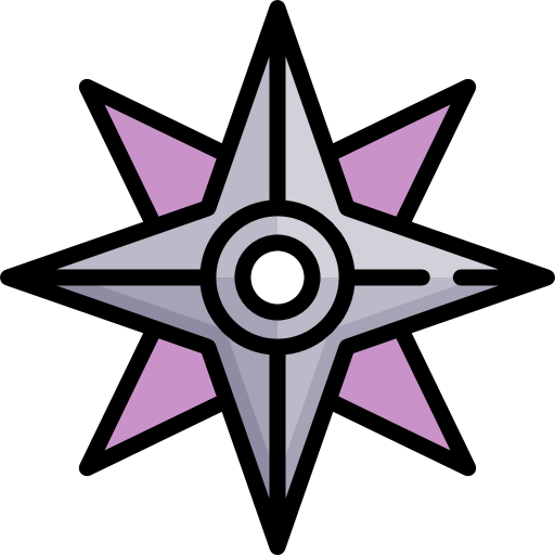 shuriken Special Lineal color icona