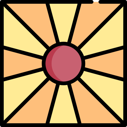 Rising sun Special Lineal color icon