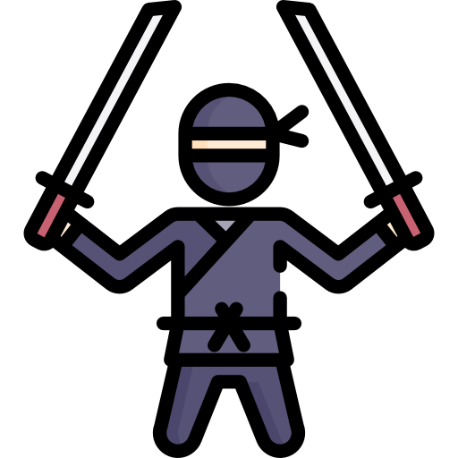 Ninja Special Lineal color icon