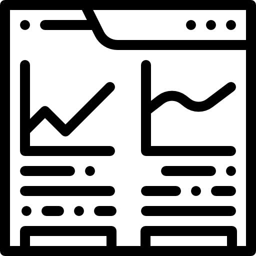 analyse Detailed Rounded Lineal icoon