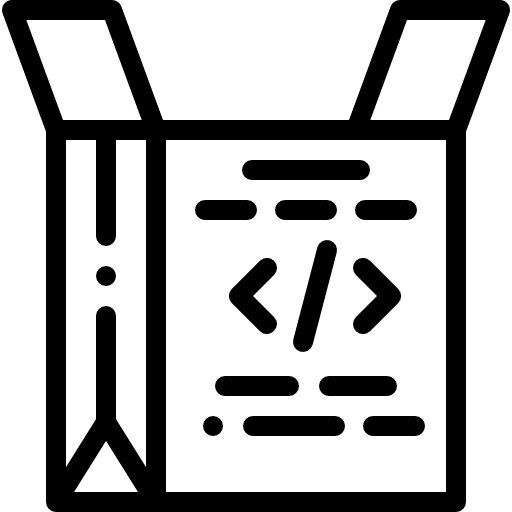 코딩 Detailed Rounded Lineal icon