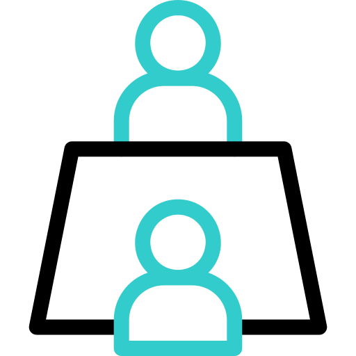 회의실 Basic Accent Outline icon