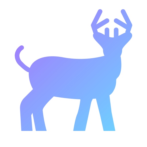 鹿 Generic gradient fill icon