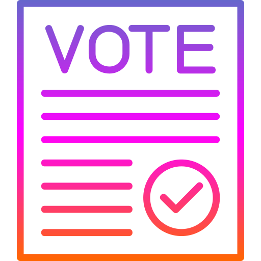 Vote Generic gradient outline icon
