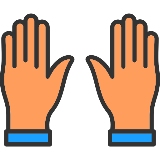 handen omhoog Generic color lineal-color icoon