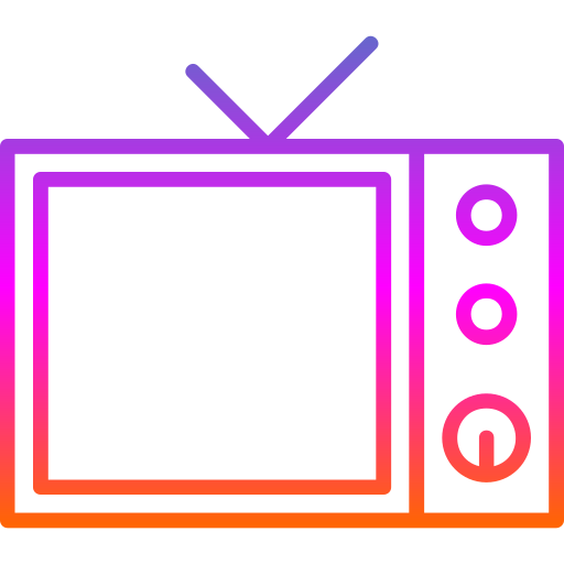 televisão Generic gradient outline Ícone