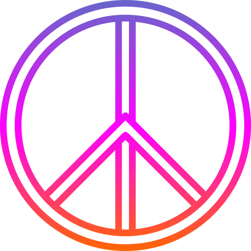 Peace Generic gradient outline icon