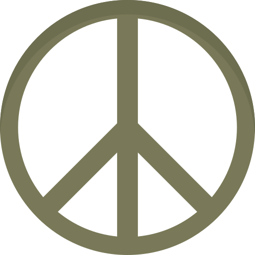 평화 Generic color fill icon