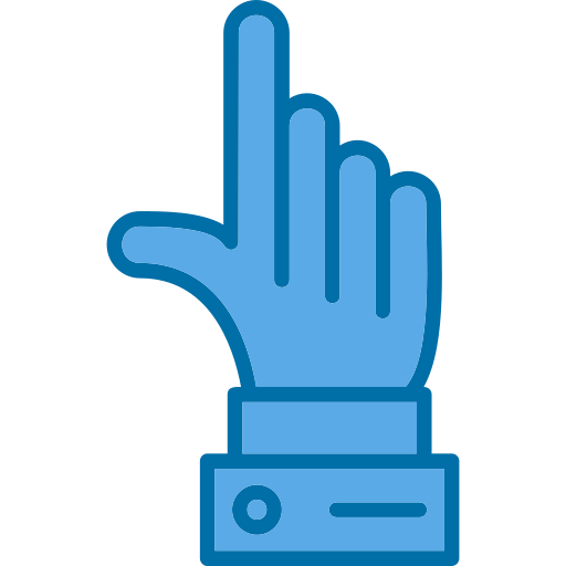 Finger Generic color lineal-color icon