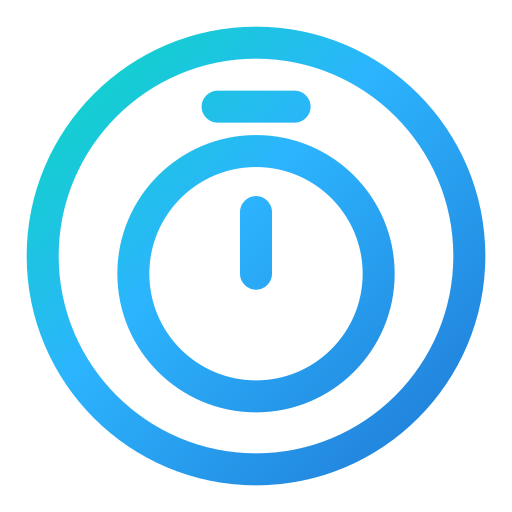 stopwatch Generic gradient outline icoon