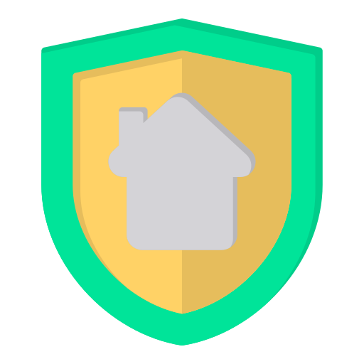 huis verzekering Generic color fill icoon