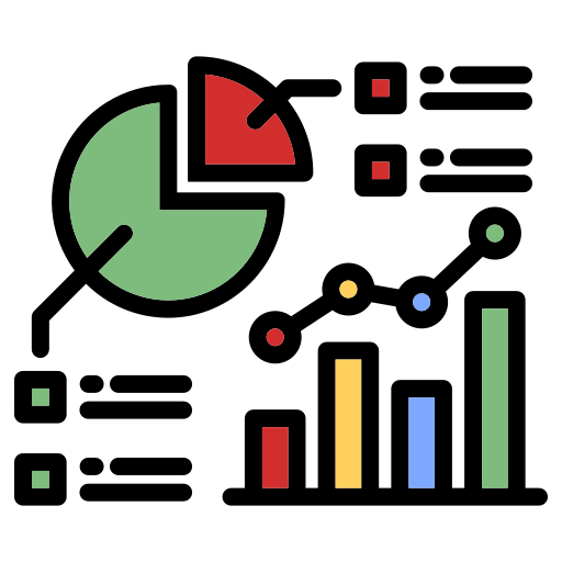 statistiques Generic color lineal-color Icône