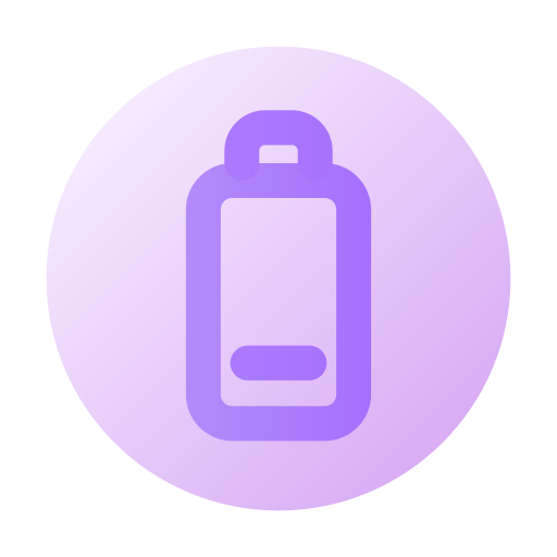 Battery bar Generic gradient fill icon