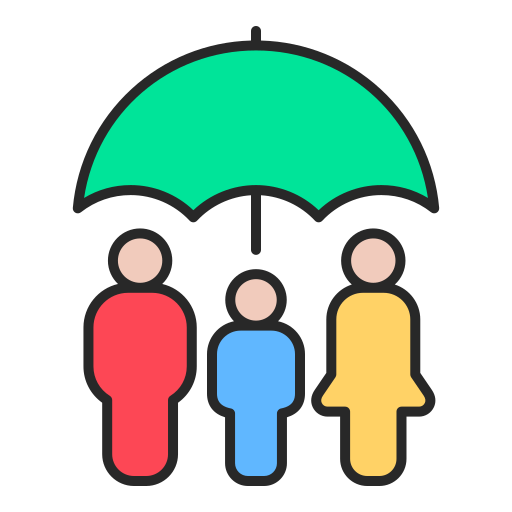 familienversicherung Generic color lineal-color icon