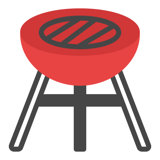 un barbecue Generic color fill Icône