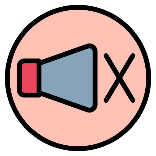 Mute Generic color lineal-color icon