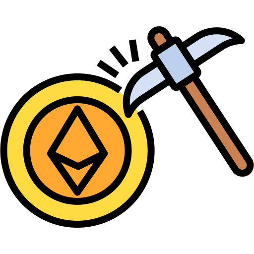 ethereum-mining Generic color lineal-color icon