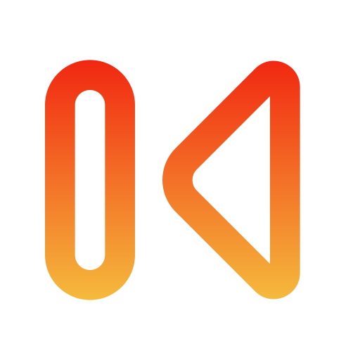 retroceso rápido Generic gradient outline icono