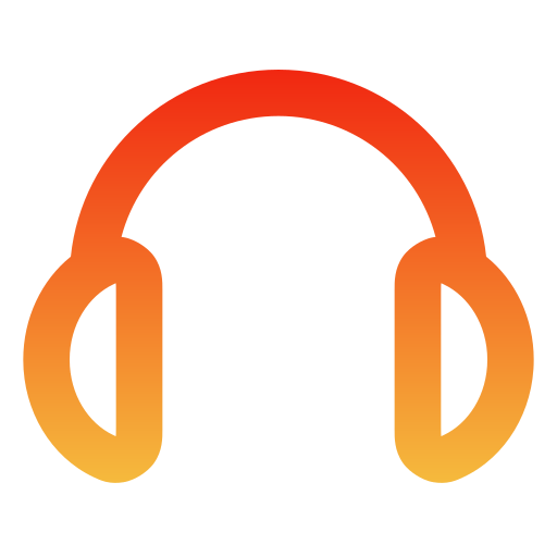 Headphone Generic gradient outline icon