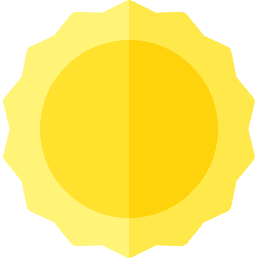 太陽 Basic Rounded Flat icon