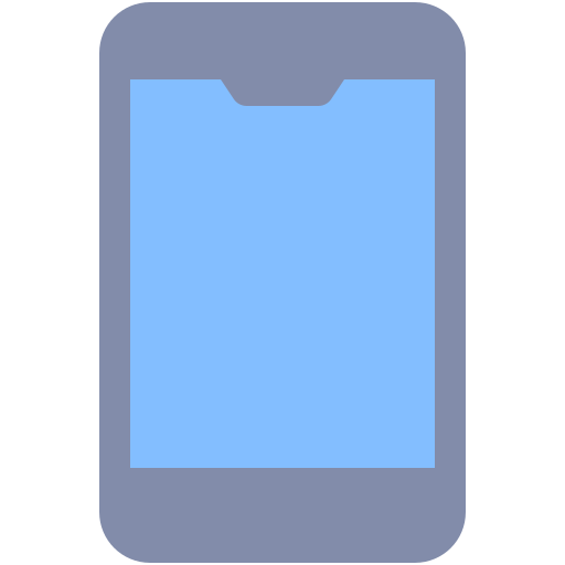 スマートフォン Generic color fill icon