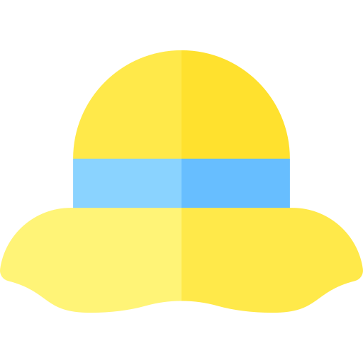 шляпа от солнца Basic Rounded Flat иконка
