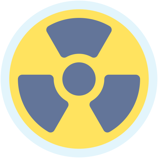 Nuclear energy Generic color fill icon