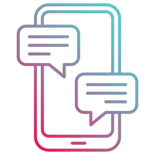 Conversation Generic gradient outline icon