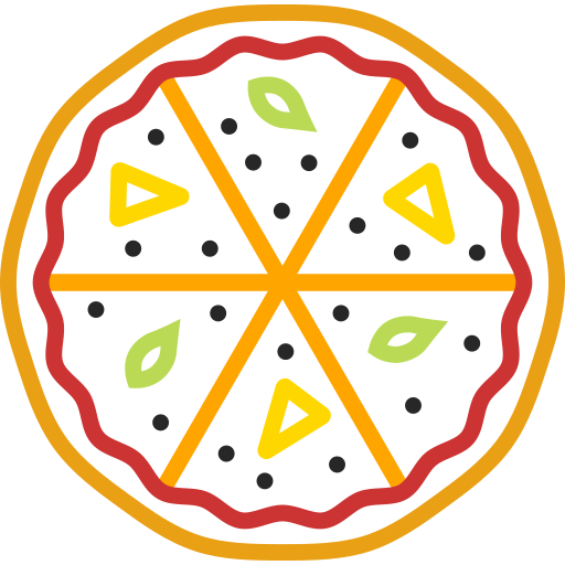 pizza Generic color outline icona