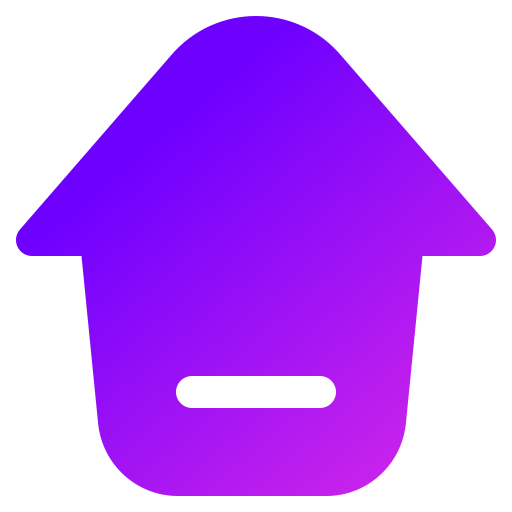 Home button Generic gradient fill icon