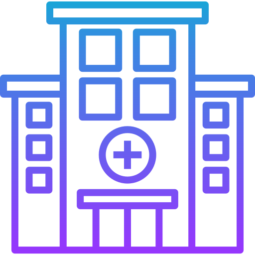 szpital Generic gradient outline ikona