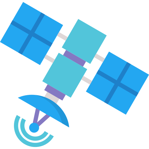 Satellite Generic color fill icon