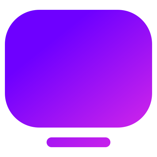 monitor Generic gradient fill icono