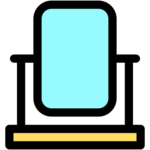 espelho Generic color lineal-color Ícone