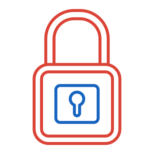 Padlock Generic color outline icon