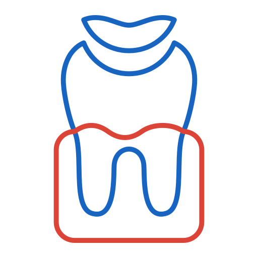 치과 충전 Generic color outline icon