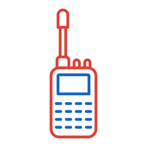 walkie-talkie Generic color outline icoon