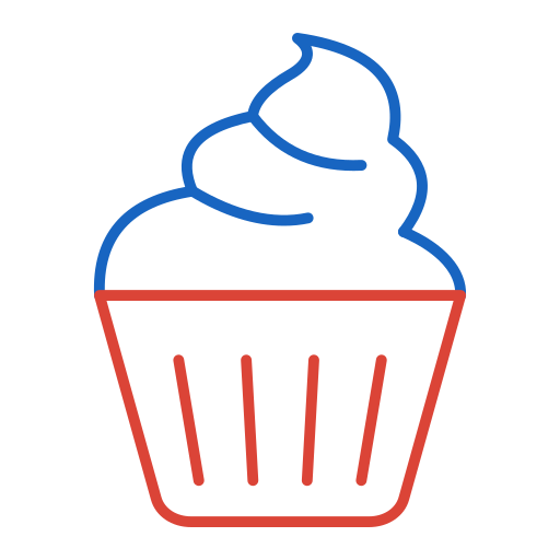 Cupcake Generic color outline icon