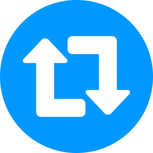 Loop arrow Generic color fill icon